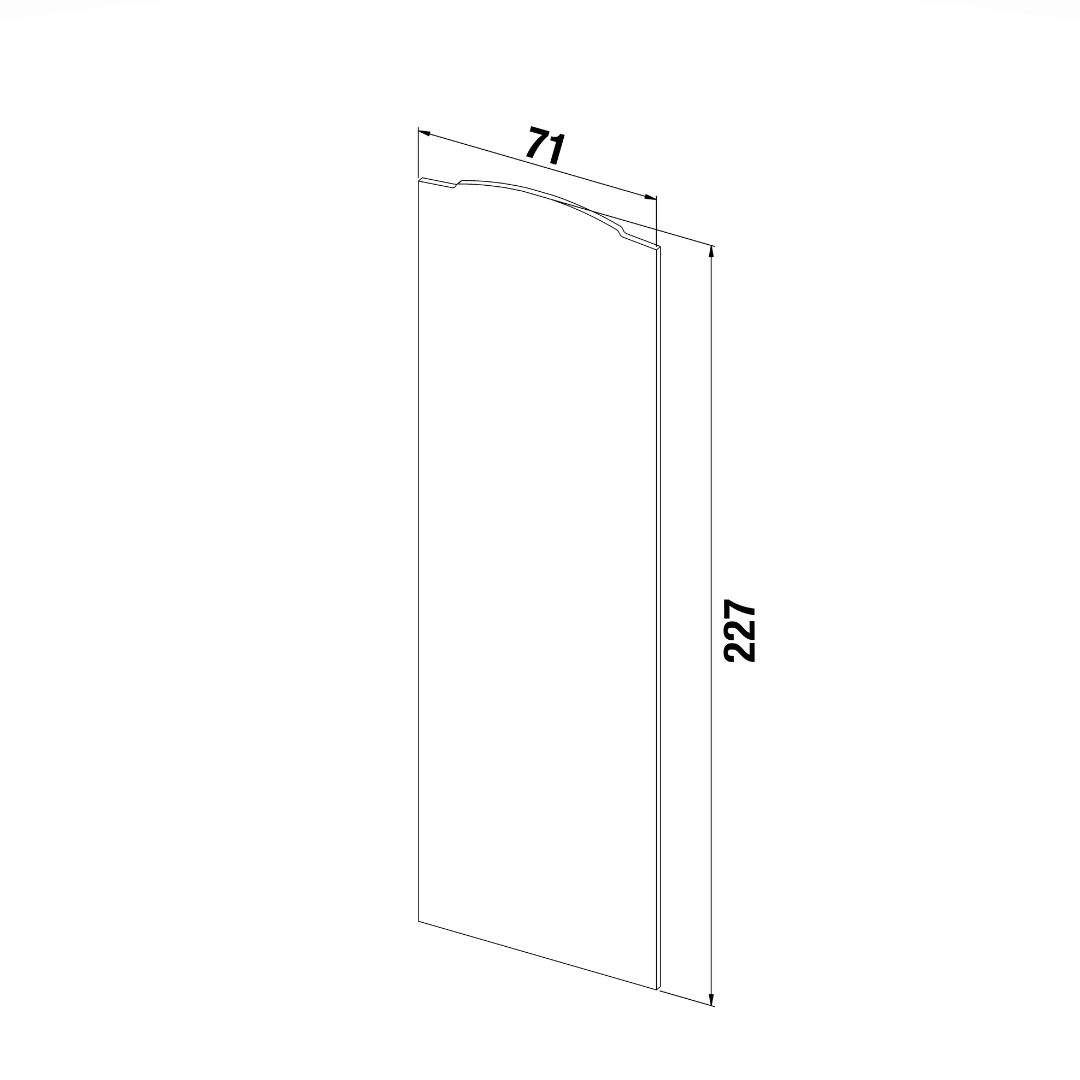 Fast Track Side Mount End Cap for Stairs & Cladding Right - Model 1020 - The Balustrade Store