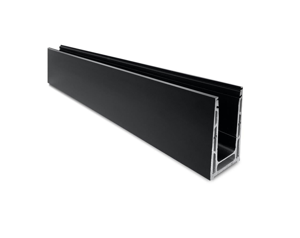 Fast Track Top mount Model 3010 Black - 5000mm - The Balustrade Store