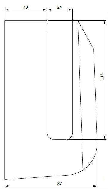 Side Fixed Mini Post Spigot - Satin Polished - The Balustrade Store