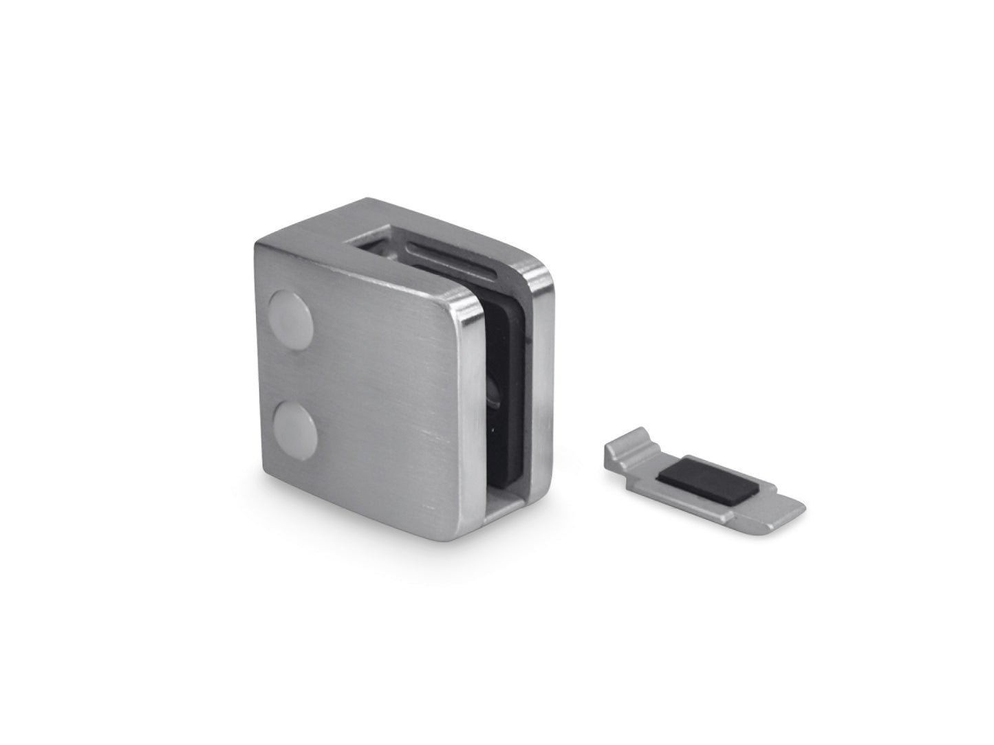 Glass Clamps - Model 34 - Flat Back | High Quality Stainless Steel - The Balustrade Store