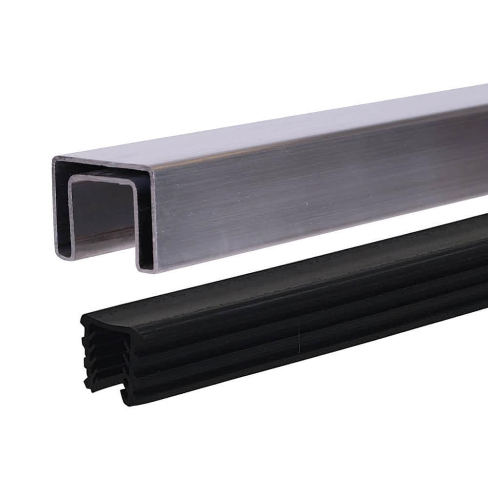 Rubber Profile To Suit 40 X 30mm Split Tube Elite Vista Juliet - 3 metre length - The Balustrade Store