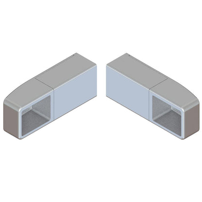 Elite Vista Juliet Balcony Bracket Set (LH & RH) For 40 x 30mm Slotted Tube