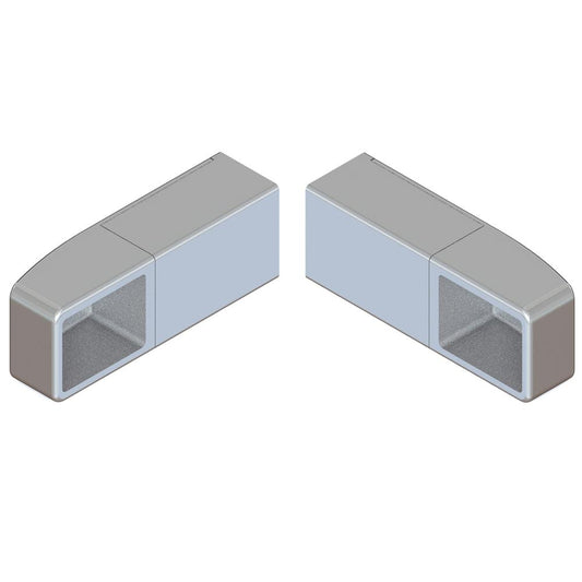 Elite Vista Juliet Balcony Bracket Set (LH & RH) For 40 x 30mm Slotted Tube