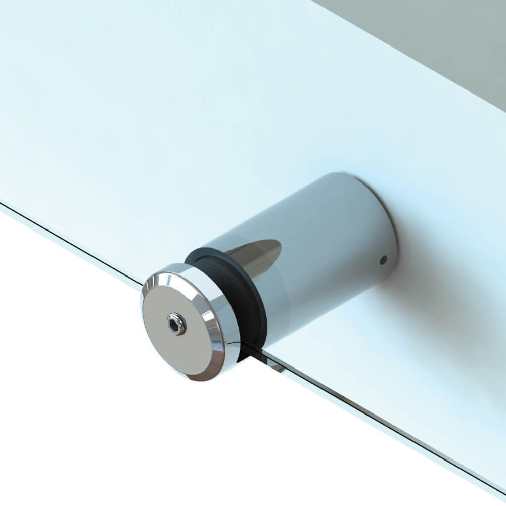 Elite Vista Juliet Round Glass Support Bracket - Duplex 2205