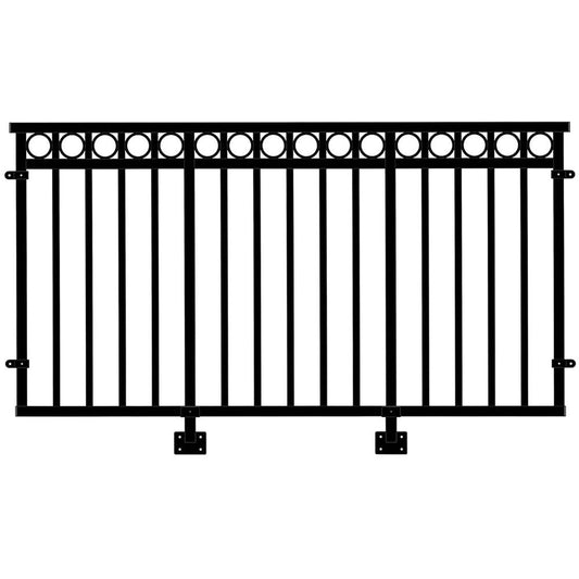 Fortitude Traditional Juliet Balcony – W2077 x H1120mm (Zinc + UV Powder) - The Balustrade Store