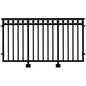 Fortitude Traditional Juliet Balcony – W2077 x H1120mm (Zinc + UV Powder) - The Balustrade Store