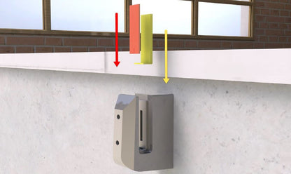 Side Fixed Mini Post Spigot - Satin Polished - The Balustrade Store