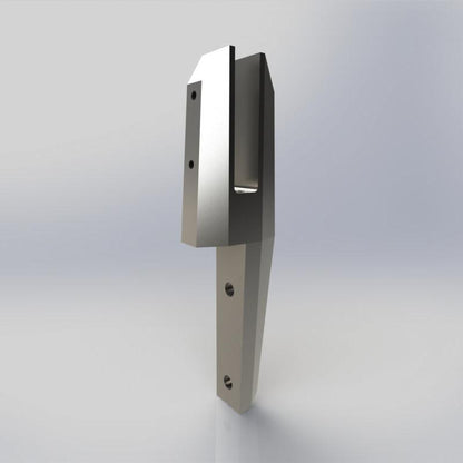 Edge Mounted Mini Post Spigot - Satin Polished - The Balustrade Store