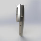 Edge Mounted Mini Post Spigot - Satin Polished - The Balustrade Store