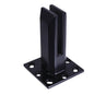 Square Base MAGESTIC Mini Post Spigot for 12mm Glass - The Balustrade Store