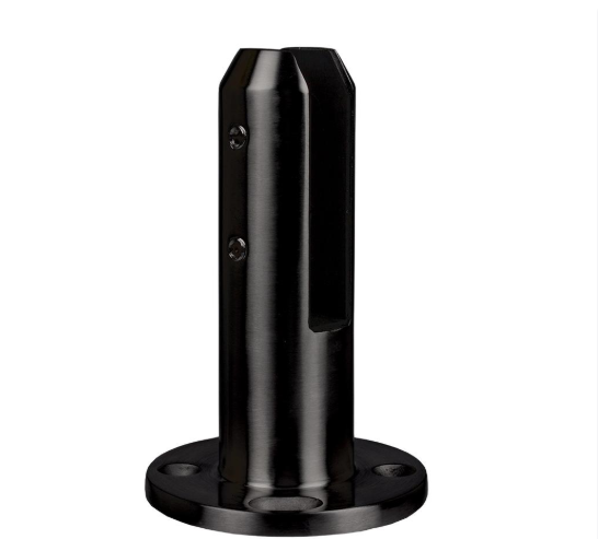 Glass Spigot Base Fix Round Model 12 - 15mm Glass Duplex 2205 Stainless Steel - The Balustrade Store