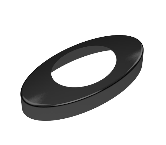 Oval Shaped Base Mount Spigot 10 - 21.52mm Glass Duplex 2205 - The Balustrade Store