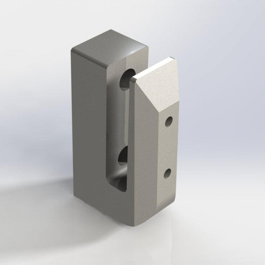 Side Fixed Mini Post Spigot - Satin Polished - The Balustrade Store