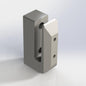 Side Fixed Mini Post Spigot - Satin Polished - The Balustrade Store